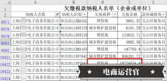 電商企業(yè)欠稅1872萬(wàn)！電商查稅高峰期即將到來(lái)-企業(yè)如何提前做好納稅布局？